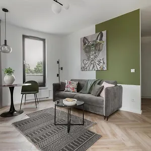 Апартаменты Glow Apartments, Kollataja - Wrzeszcz, Гданьск